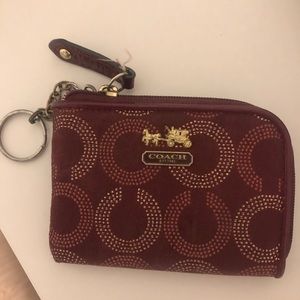 Coach keychain wallet